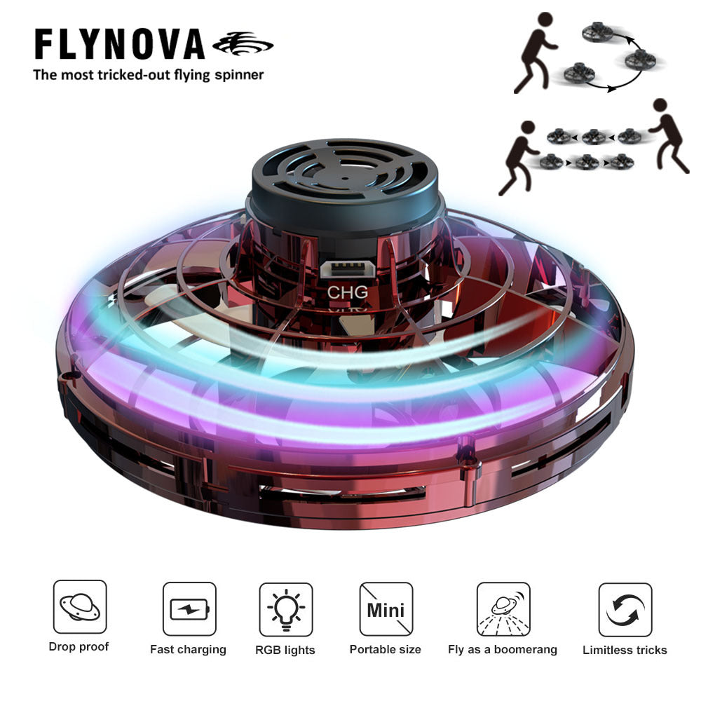 Flynova Pro Spinning Ball Aircraft Fingertip UFO Christmas Toy Gifts - 2bazar4