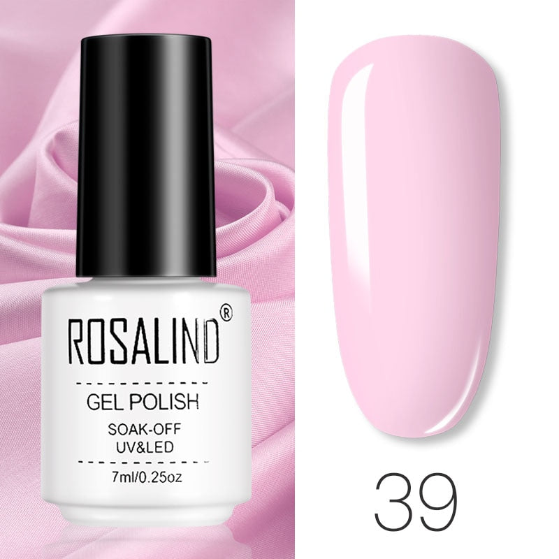 ROSALIND Gel Polish Set Manicure for Nails Semi Permanent Vernis top coat UV LED Gel Varnish Soak Off Nail Art Gel Nail Polish - 2bazar4