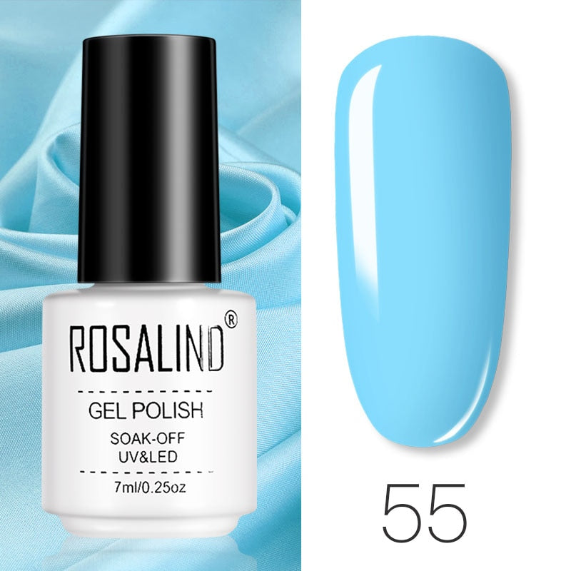 ROSALIND Gel Polish Set Manicure for Nails Semi Permanent Vernis top coat UV LED Gel Varnish Soak Off Nail Art Gel Nail Polish - 2bazar4