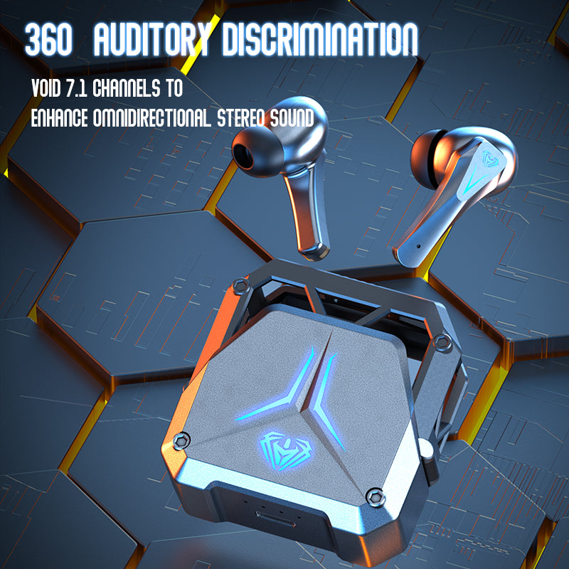 The new mecha wind e sports bluetooth headset wireless 5.3 game low latency and long battery life - 2bazar4