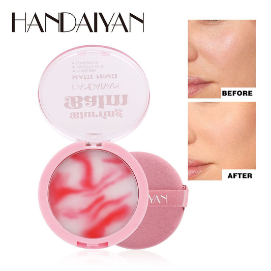 Powder-free powder for makeup touch-up, color-enhancing and oil-control HANDAIYAN long-lasting waterproof concealer powder cream - 2bazar4