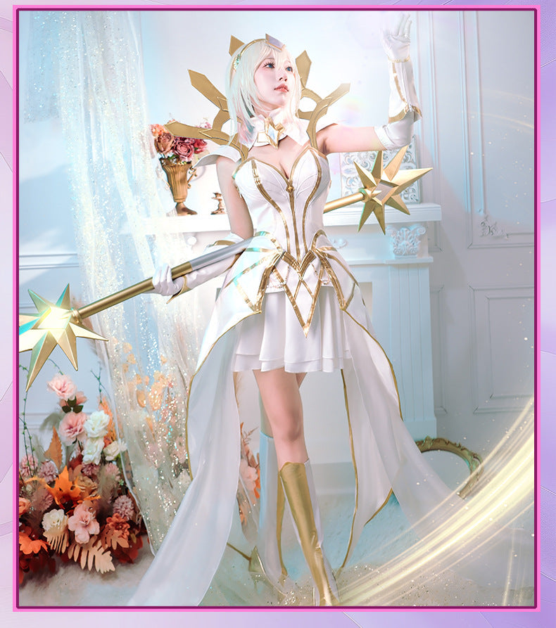 LOL League of Legends cosplay costume big elements make Lacus cosplay costume anime game C-suite women's clothing