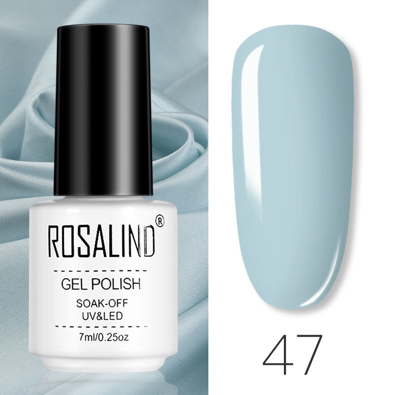 ROSALIND Gel Polish Set Manicure for Nails Semi Permanent Vernis top coat UV LED Gel Varnish Soak Off Nail Art Gel Nail Polish - 2bazar4