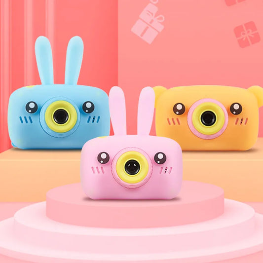 Child camera HD digital camera 2 inch cute cartoon Camera toys children birthday gift 1600w child toys Camera - 2bazar4