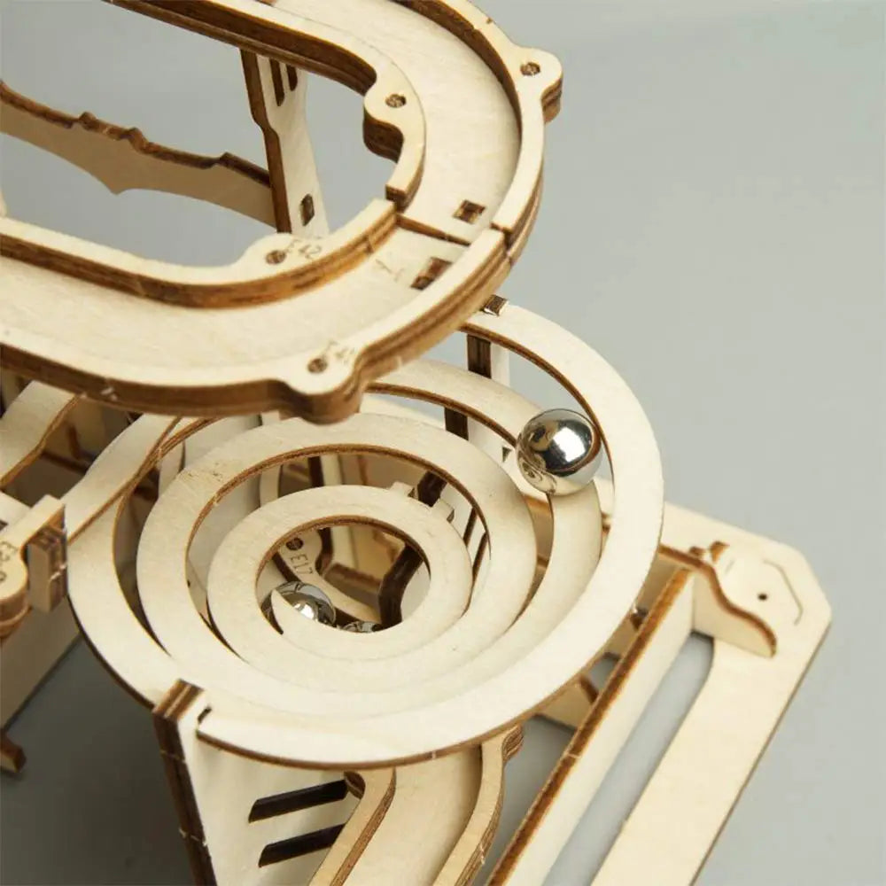 Robotime Rokr 4 Kinds Marble Run DIY Waterwheel Wooden Model Building Block Kits Assembly Toy Gift for Children Adult Dropship - 2bazar4