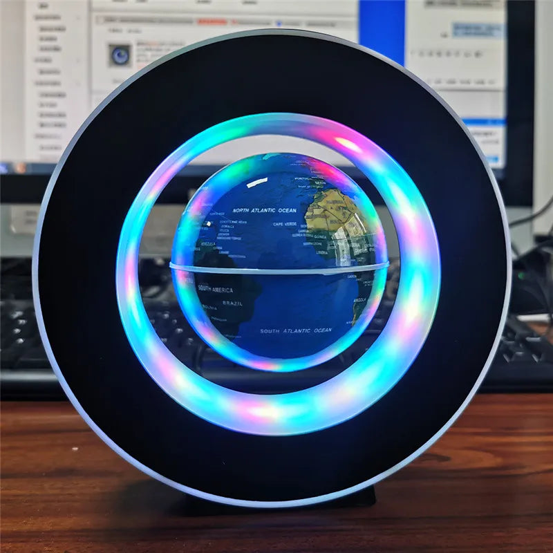 1 pcs Magnetic Levitation Globe Student school teaching equipment Night light globe Creative Gifts 110/220V AC European power - 2bazar4