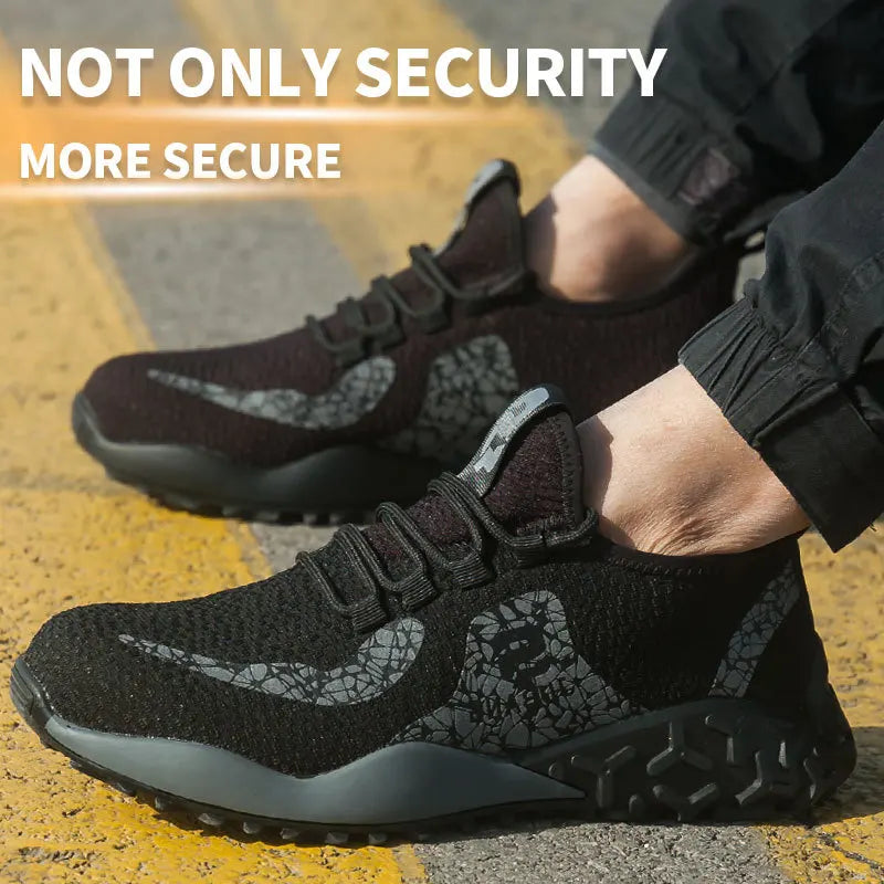 Men Sneakers Steel Toe Work Safety Shoes Men Puncture Proof Security Boots Man Breathable Light Industrial Casual Shoes - 2bazar4