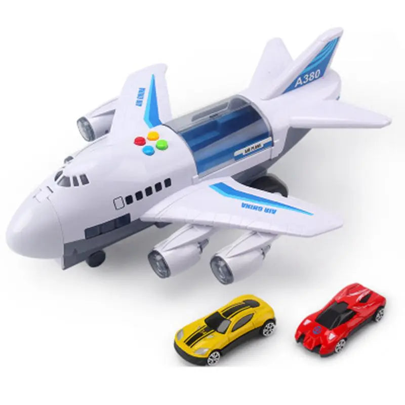 Toy Aircraft Music Story Simulation Track Inertia Children'S Toy Aircraft Large Size Passenger Plane Kids Airliner Toy Car - 2bazar4