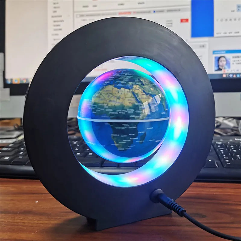 1 pcs Magnetic Levitation Globe Student school teaching equipment Night light globe Creative Gifts 110/220V AC European power - 2bazar4