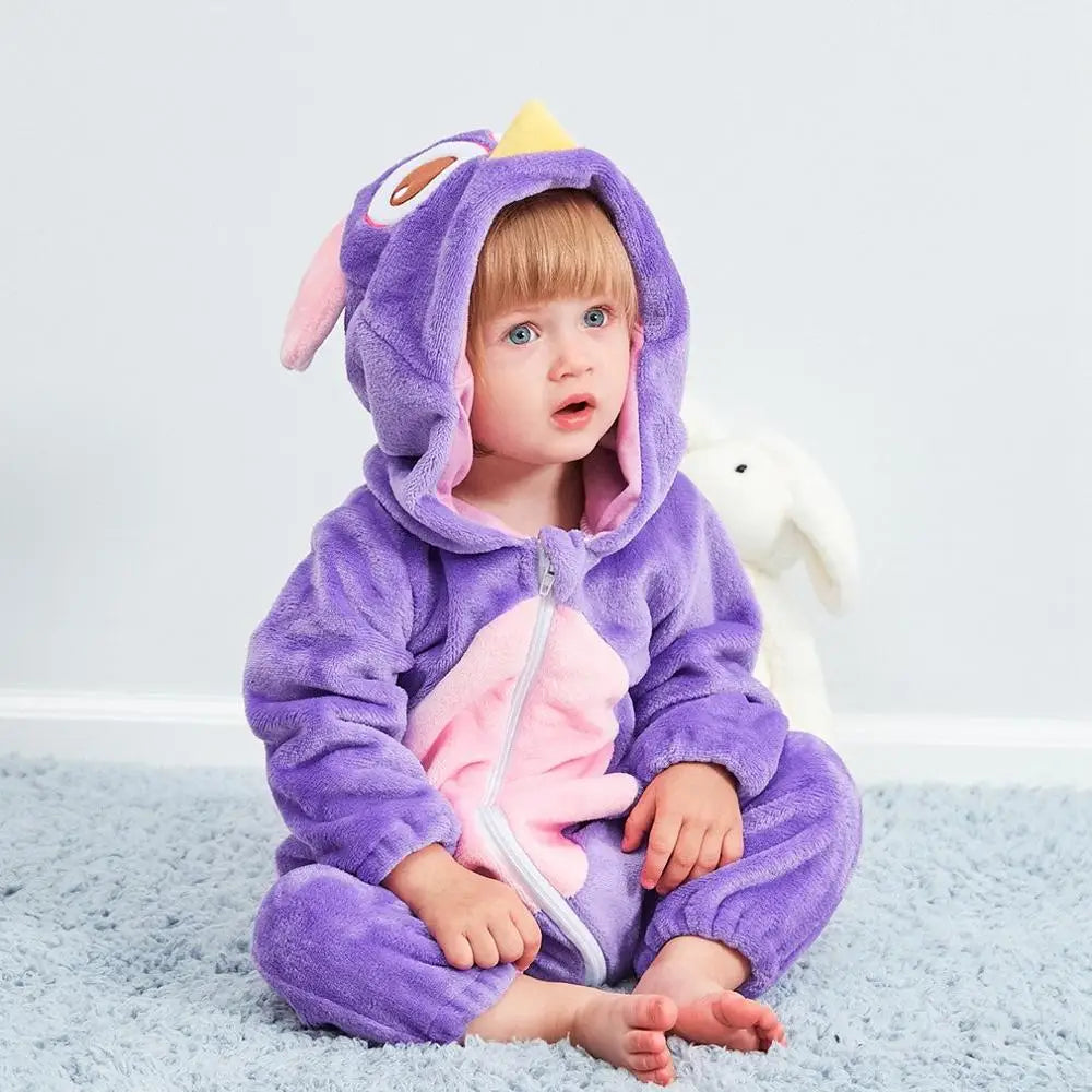Baby Rompers Toddler Animal Jumpsuit Infant Clothes Pyjamas Kids - 2bazar4