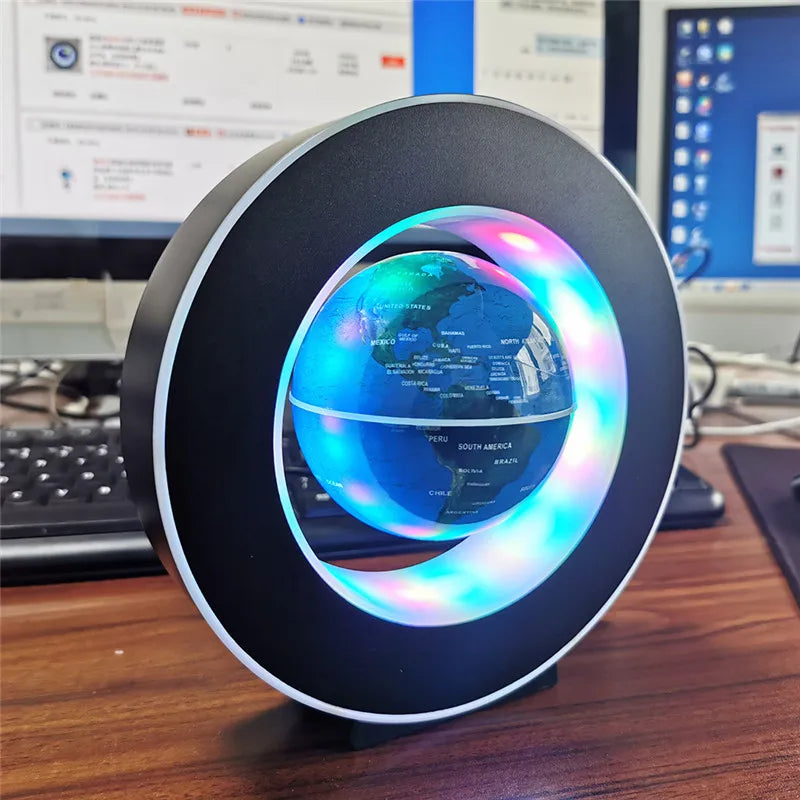 1 pcs Magnetic Levitation Globe Student school teaching equipment Night light globe Creative Gifts 110/220V AC European power - 2bazar4