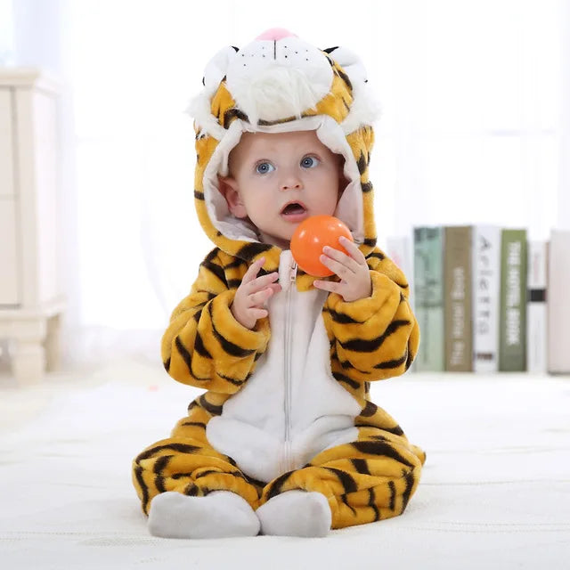 Baby Rompers Toddler Animal Jumpsuit Infant Clothes Pyjamas Kids - 2bazar4