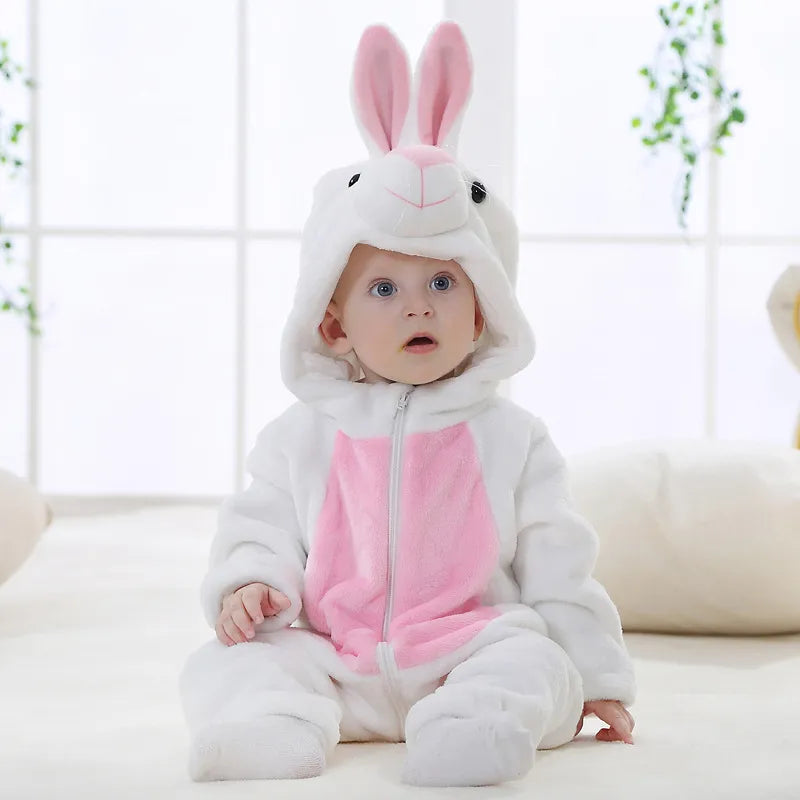 Baby Rompers Toddler Animal Jumpsuit Infant Clothes Pyjamas Kids - 2bazar4