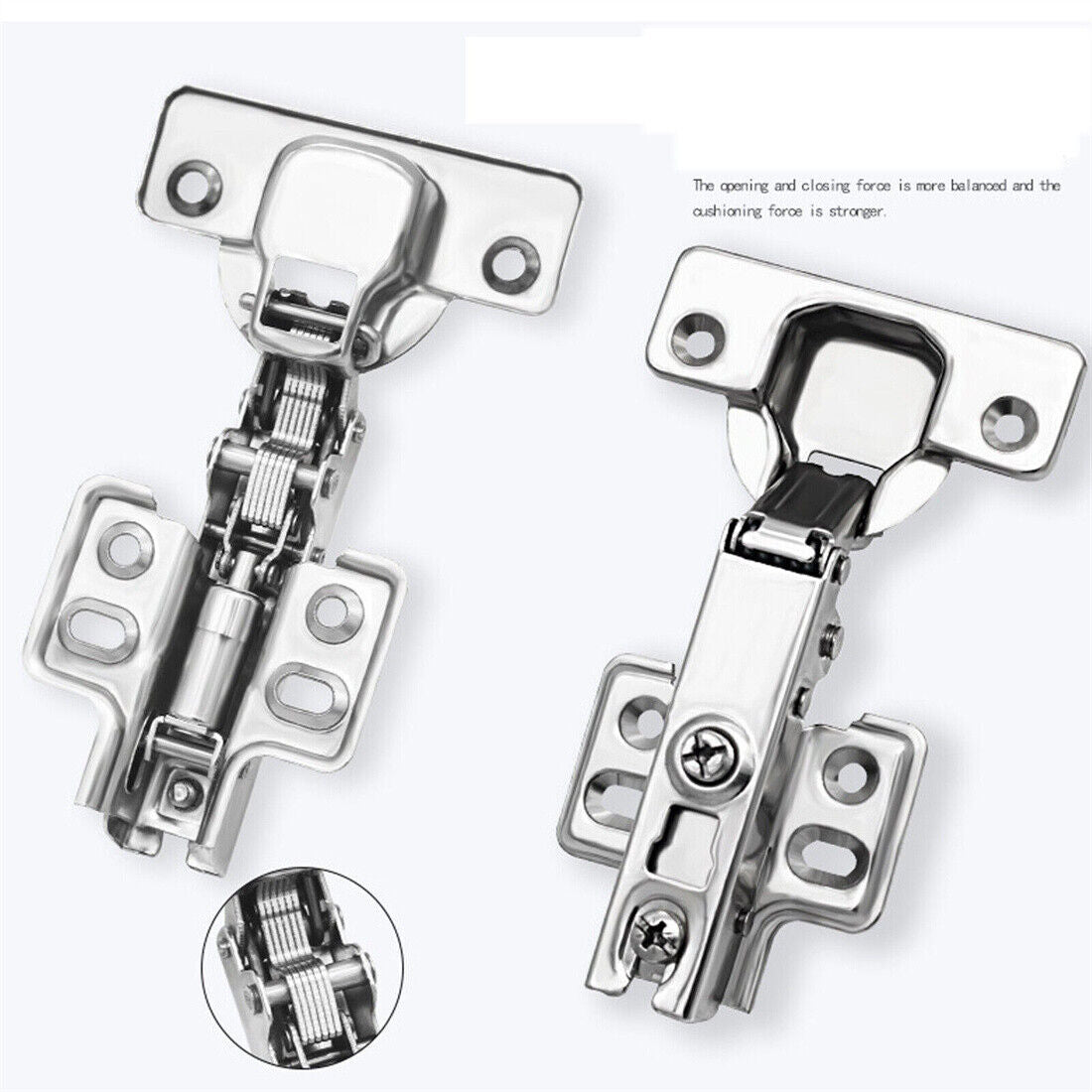10PCS SOFT CLOSE 35mm KITCHEN CABINET CUPBOARD STANDARD DOOR HINGES NEW