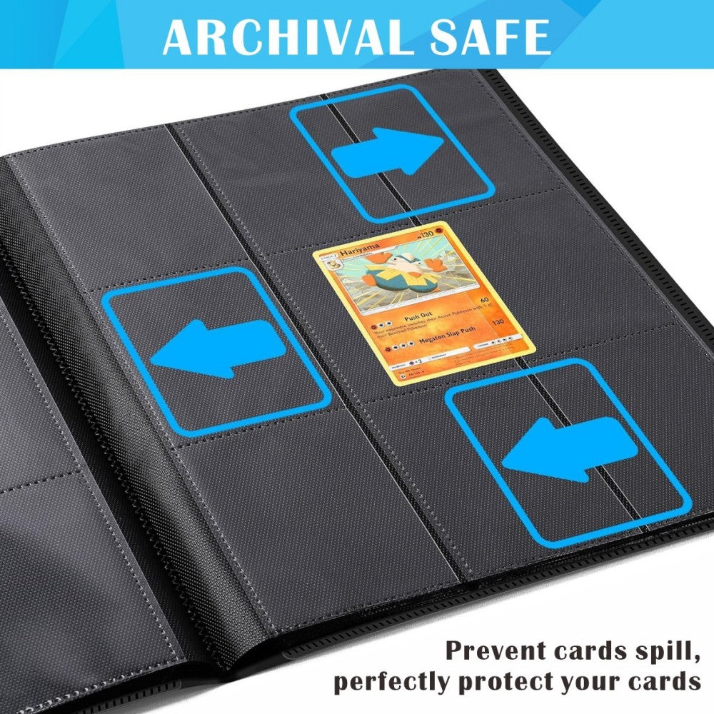 Trading Card Binder A4 Album Folder 540 Cards Pokemon/MTG/Yugioh Sleeves Case