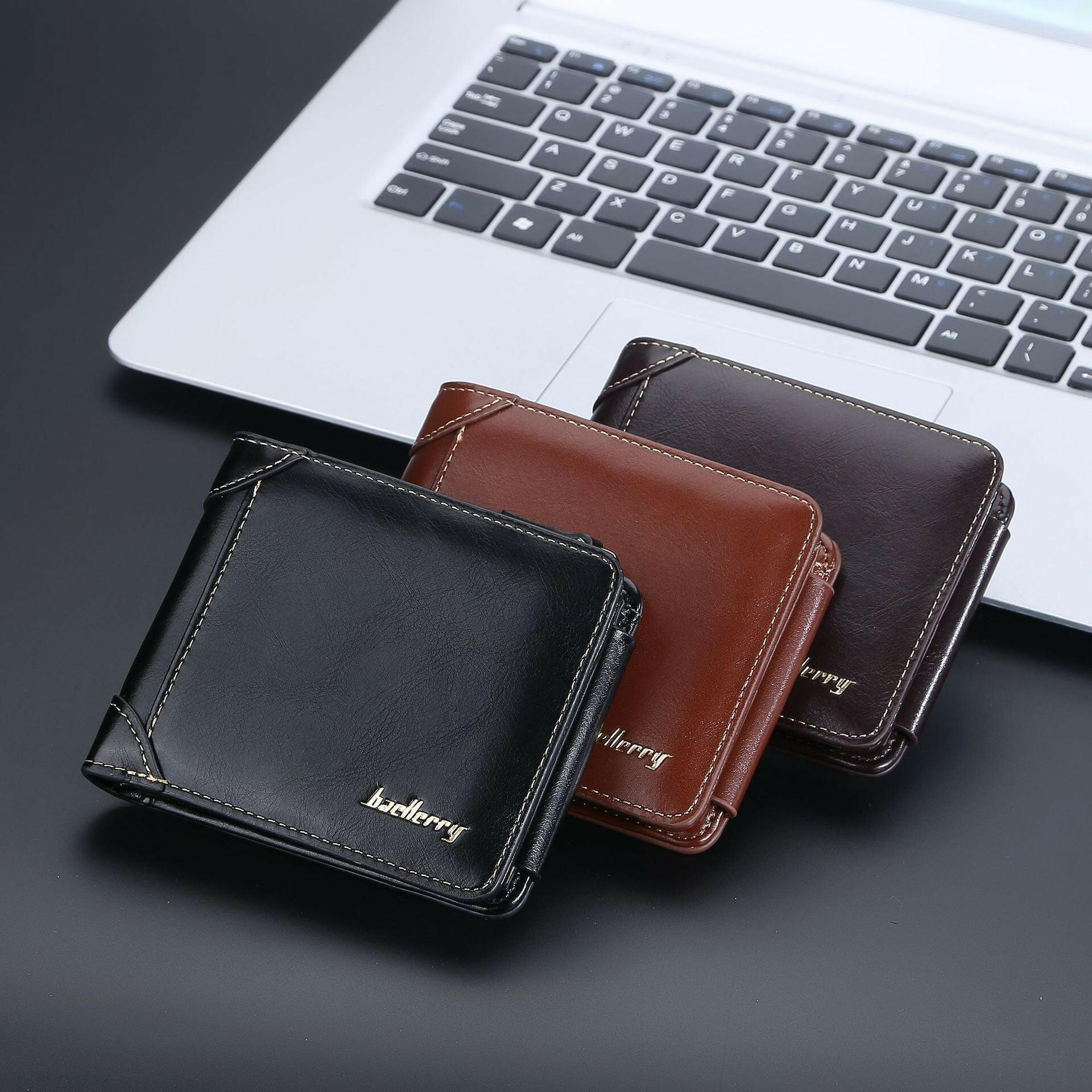 Wallet Men's Short Multi Card Position Three Fold Zipper Zero Wallet FWallet Fashion Thin Card Bag MenApplicable Gender:MaleMaterial: PU LeatherWallet fold: 3 foldOpening Method: Zipper BuckleInternal Structure of the bag: large billfold, photo position, change posit