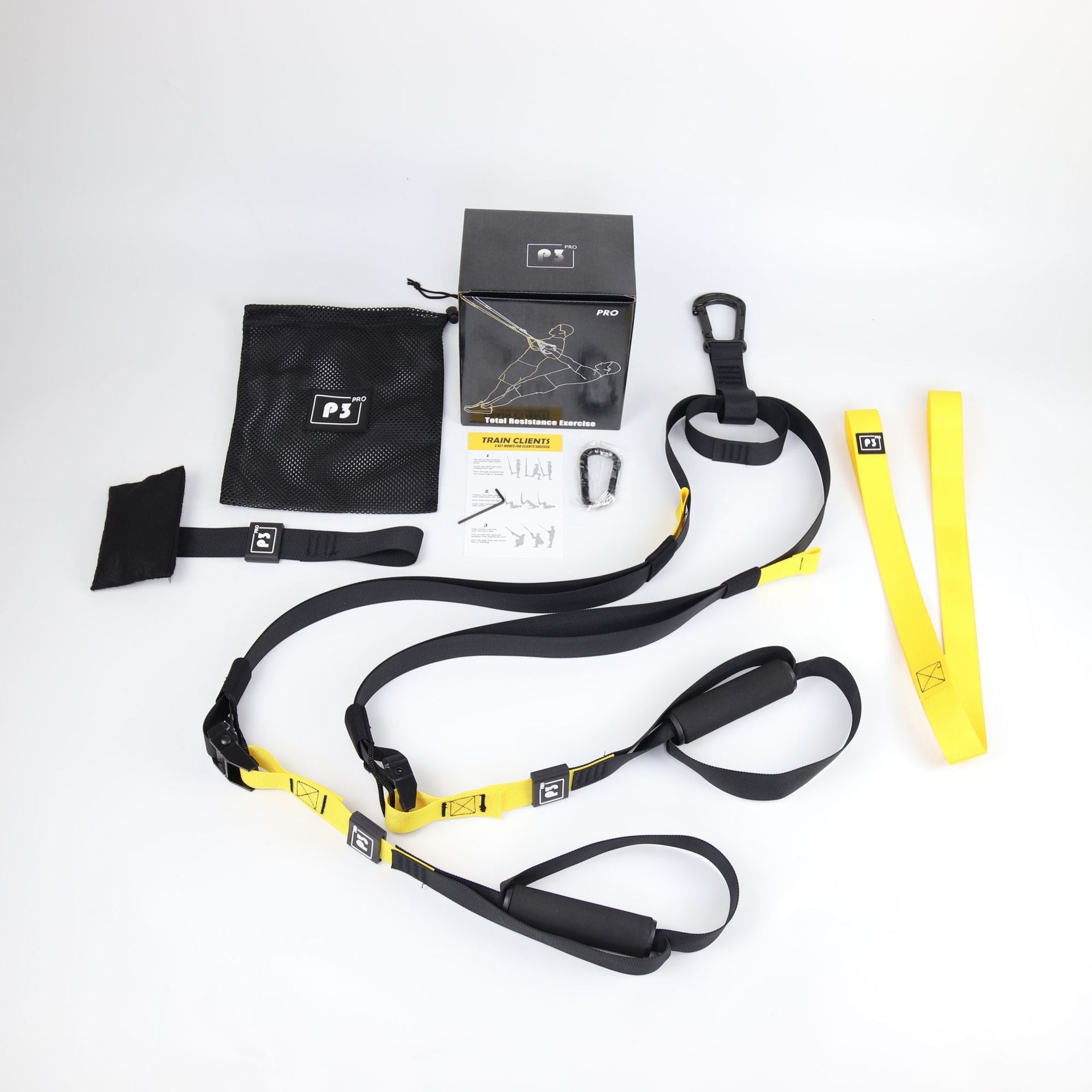 Suspension Training Strap - Adjustable, Wall Mount, Professional (TRX-style) eprolo