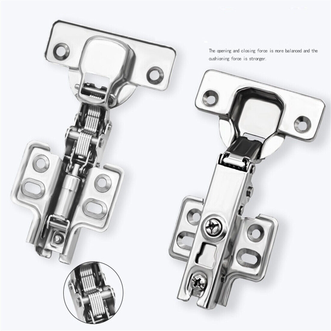 10PCS SOFT CLOSE 35mm KITCHEN CABINET CUPBOARD STANDARD DOOR HINGES NEW
