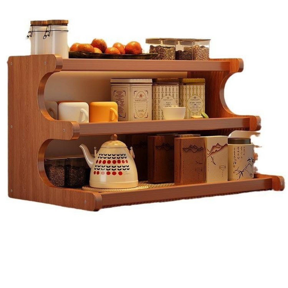 3 Tier Tabletop Cup Storage Rack Display Shelf Coffee Mug Holder Desk Space Save