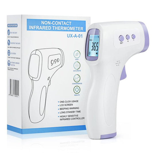 Non-Contact Adult Kids Body Forehead Infrared Thermometer Gun Medical Digital Thermometer Laser Temperature Measurement Tool - 2bazar4