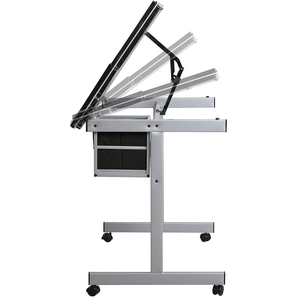 Adjustable Art Drawing Desk with Craft Station_2