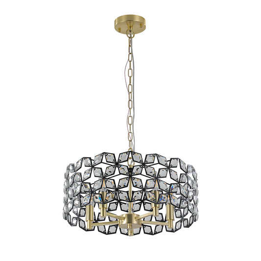 Luxury Round Crystal Chandelier for Living Room_0