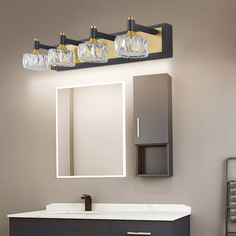 Modern 4-Light LED Crystal Vanity Bathroom Lighting_2