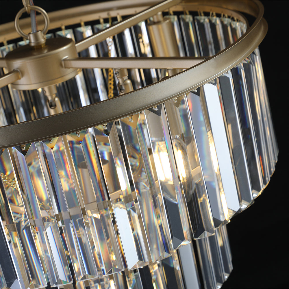 Modern Luxury Gold Crystal Chandelier Lighting_3