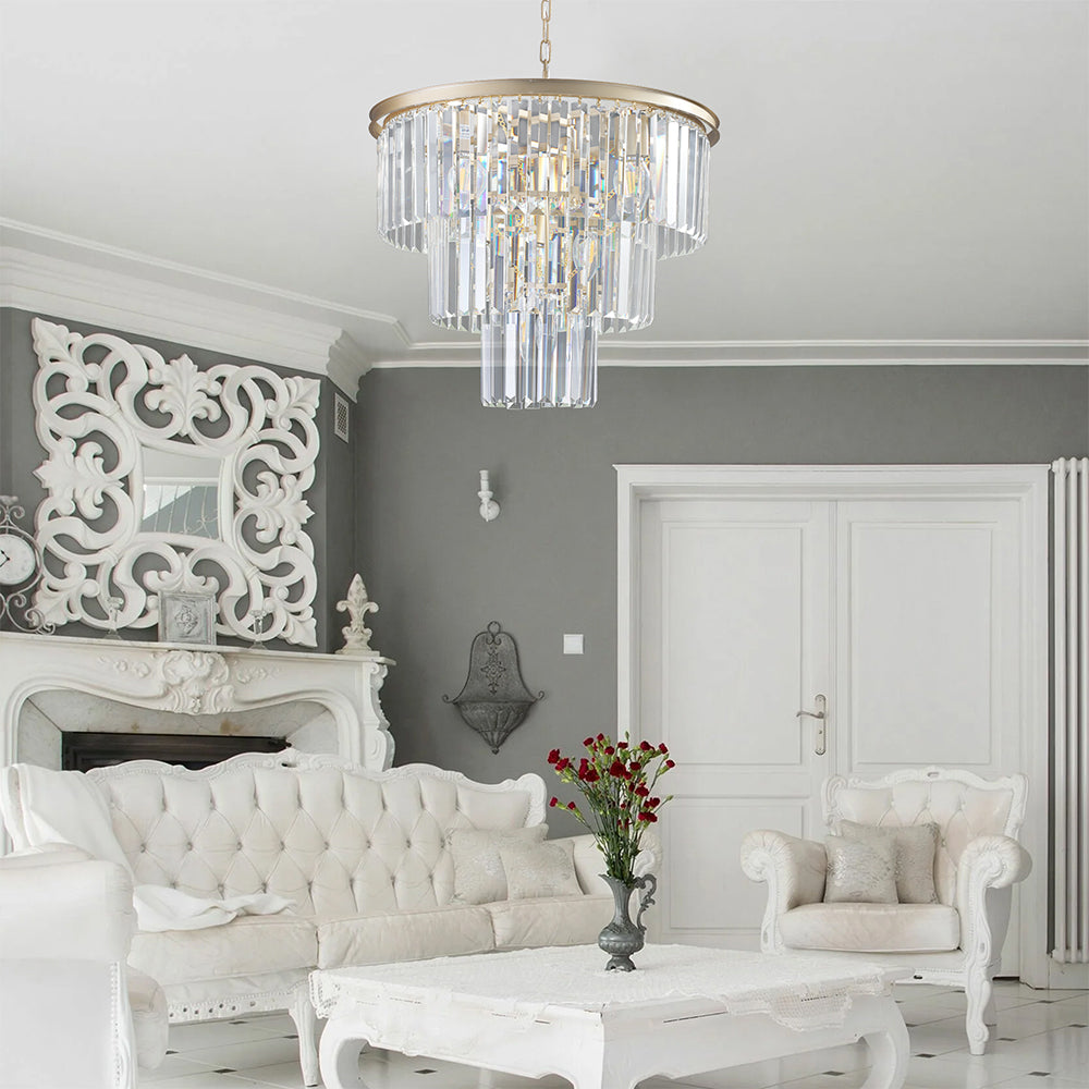 Modern Luxury Gold Crystal Chandelier Lighting_5