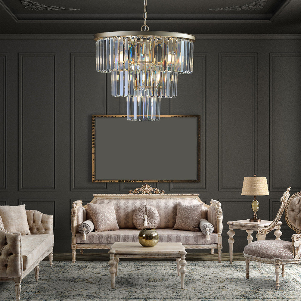 Modern Luxury Gold Crystal Chandelier Lighting_4