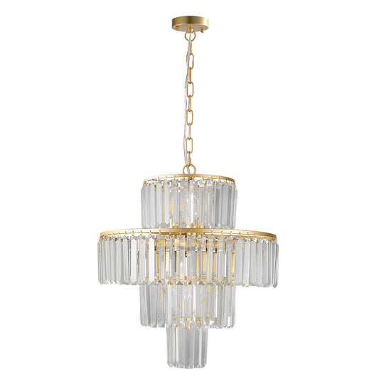 19.7 Inch Modern Crystal Chandelier - Pendant Light Fixture_0