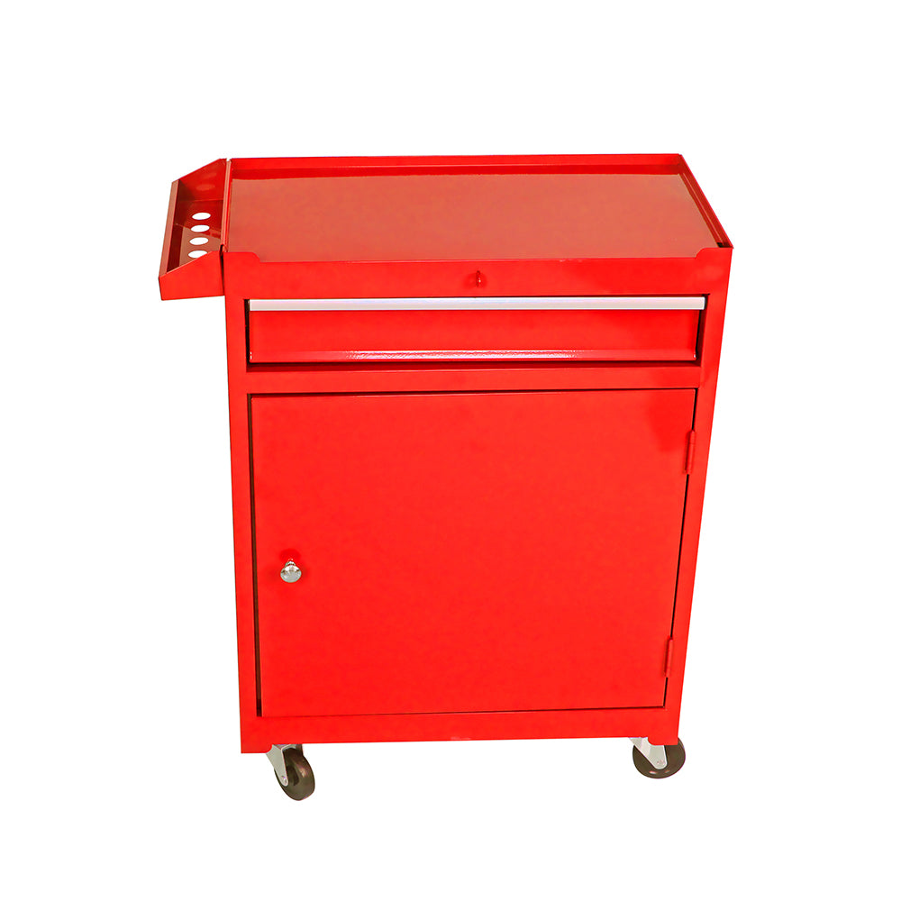 5-Drawer Tool Chest with Detachable Cabinet & Adjustable Shelf - Red_9