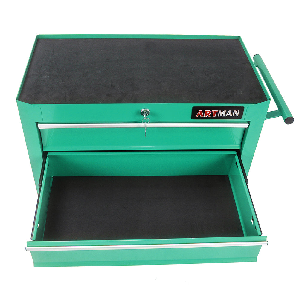 5-Drawer Multifunctional Tool Cart with Wheels - Green_6