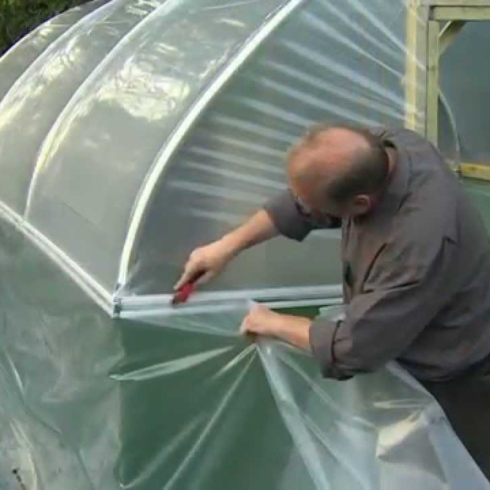 Polytunnel Greenhouse Clear Polythene Repair Tape 5cm, 10cm, 15cm, 20cm x 25m Lenght - 2bazar4