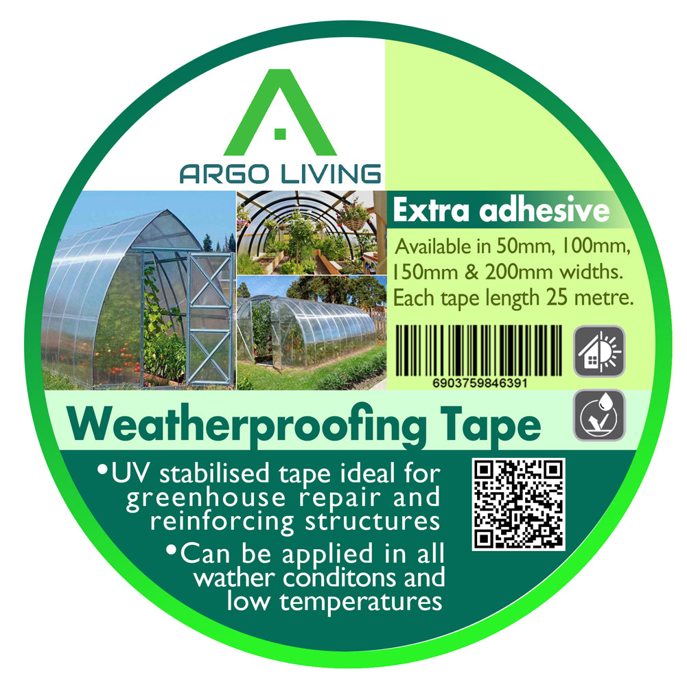 Polytunnel Greenhouse Clear Polythene Repair Tape 5cm, 10cm, 15cm, 20cm x 25m Lenght - 2bazar4
