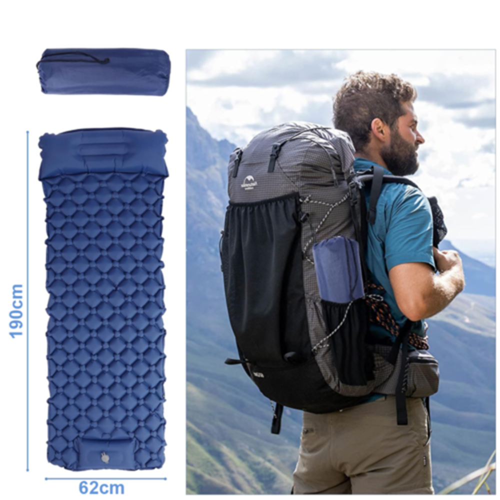 Outdoor Self-Inflating Inflatable Camping Mattress Hiking Camping Mat Air Bed