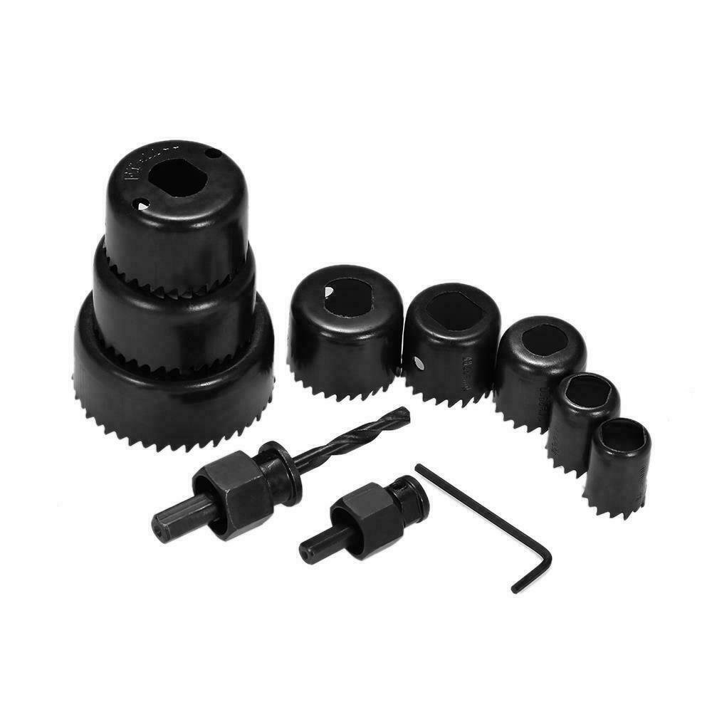 11PCS HOLE SAW CUTTER SET Round/Circular Drill Cutting Case Kit Metal/Alloy/Wood - 2bazar4
