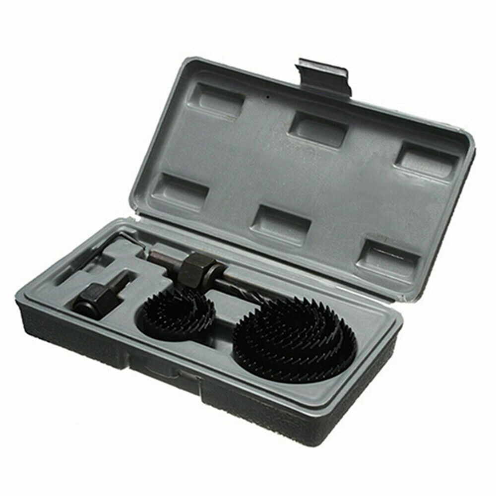 11PCS HOLE SAW CUTTER SET Round/Circular Drill Cutting Case Kit Metal/Alloy/Wood - 2bazar4