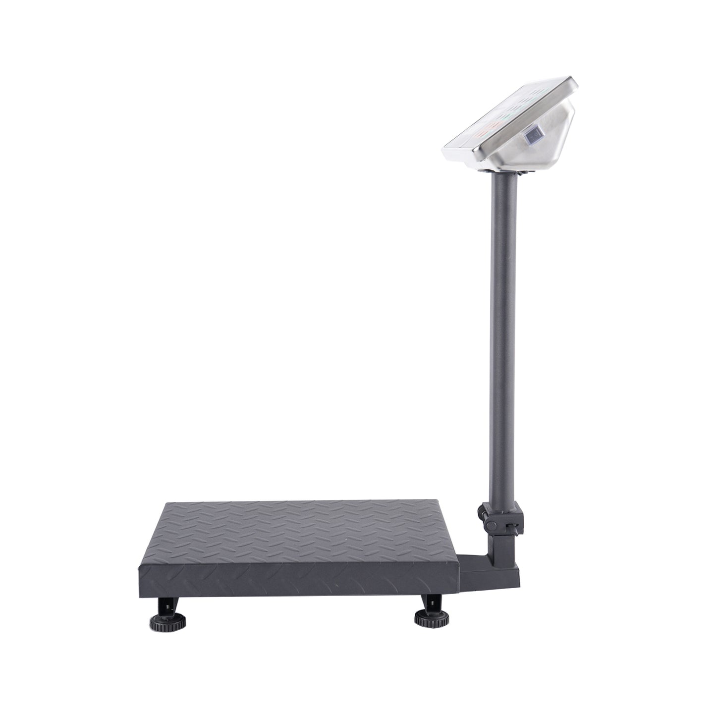 100KG/220lbs LCD Digital Personal Floor Postal Platform Scale with 30*40 Platform & 0.6mm Plate Black UK Plug