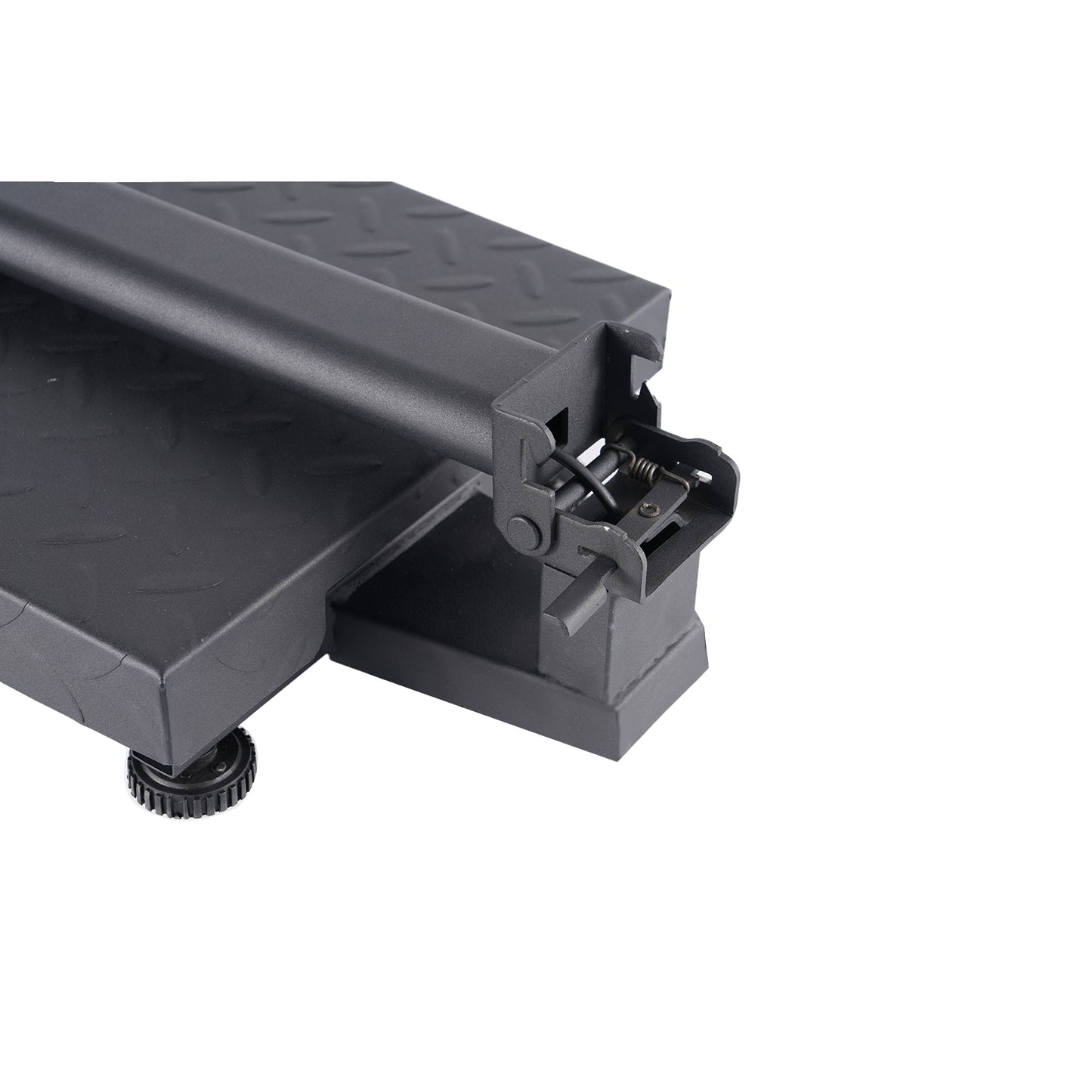 100KG/220lbs LCD Digital Personal Floor Postal Platform Scale with 30*40 Platform & 0.6mm Plate Black UK Plug