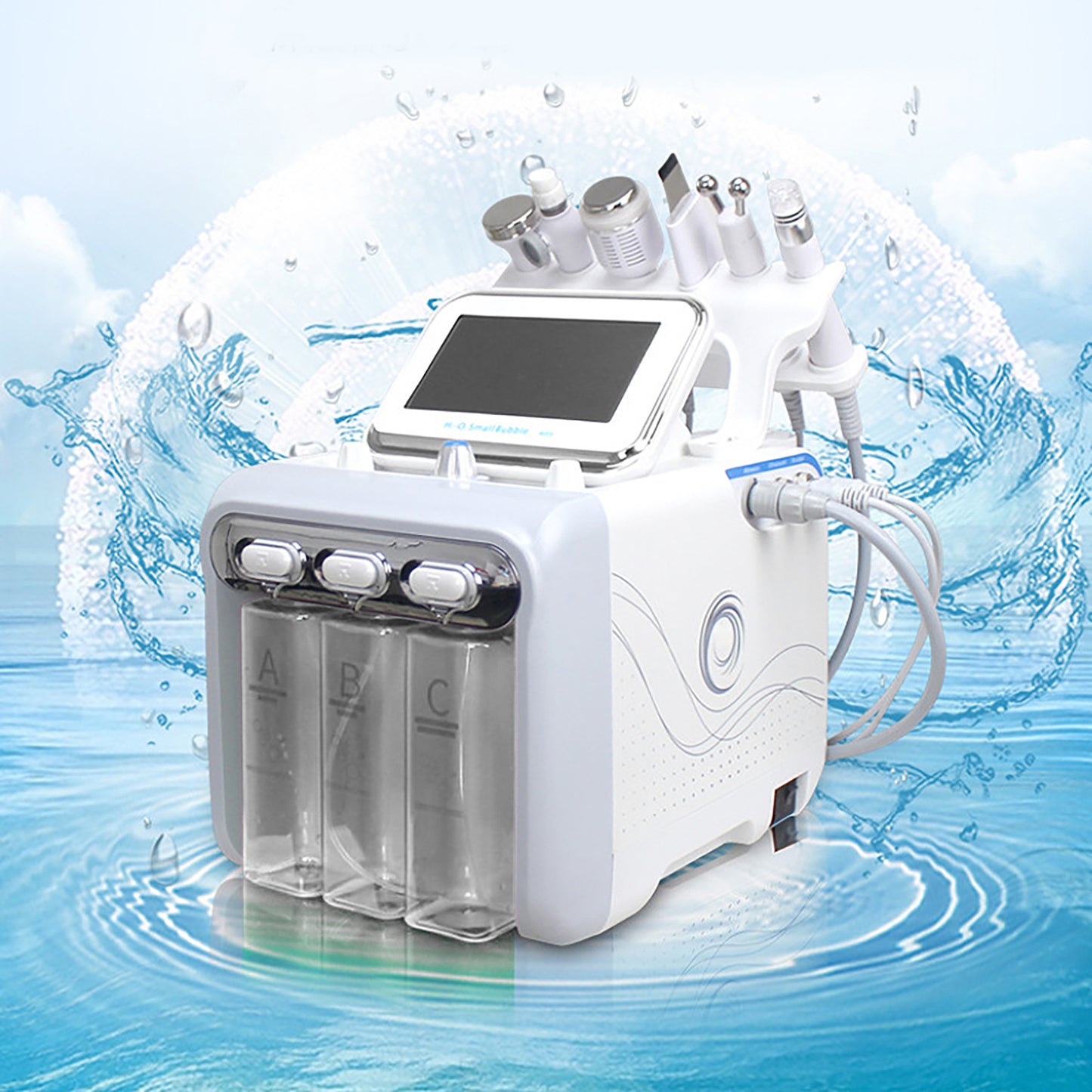 6 In1 Hydra Water Dermabrasion Skin Cleansing Hydro Dermabrasion Facial Machine