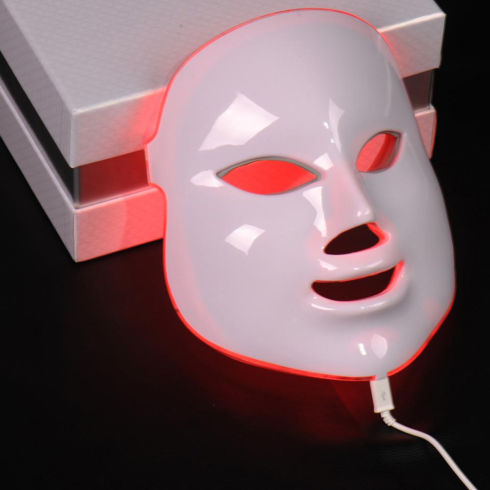 7 Colors Light Photon LED Electric Facial Mask Therapy beauty salon Anti-Aging Wrinkle Removal Skin PDT Skin Rejuvenation Device - 2bazar4