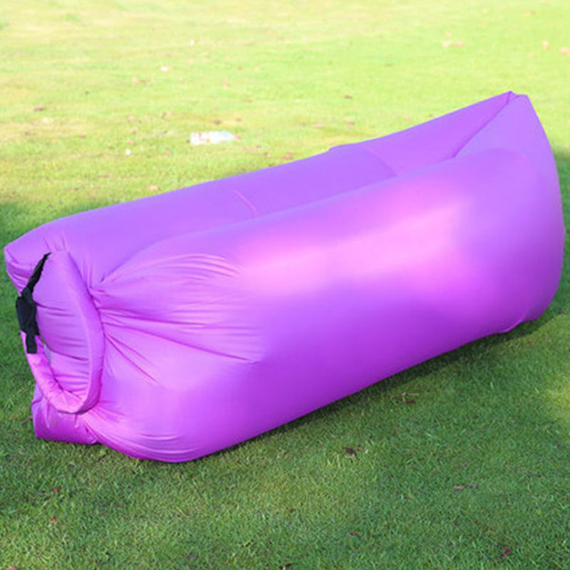Outdoor lazy inflatable sofa Portable beach air sofa Foldable inflatable camping sofa bed One-person sleeping bag eprolo