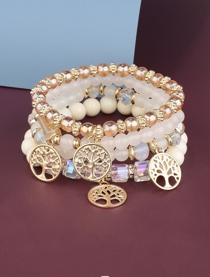 New Bohemian Bracelet Creative Women's Jewelry Butterfly Crystal MultiJewelry Butterfly Crystal Multi layered Beaded Fashion Bracelet[Main product material] Alloy, acrylicSingle packaging size: 11 × 7cm × 2cm