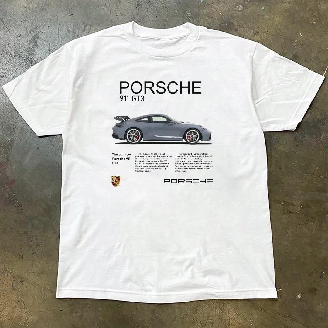 New 911 Racing T-shirt GT Racing Team Uniform Tops Men Drive