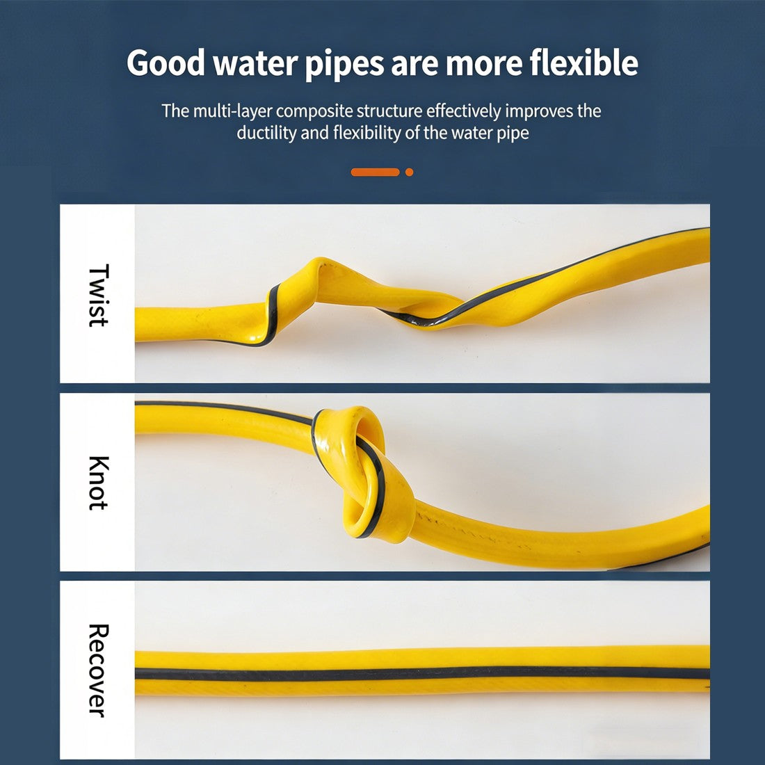 20m Heavy-Duty Reinforced Garden Hose with Connectors - product image 8