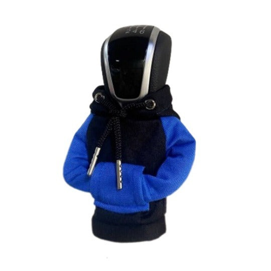 Automotive Interior Accessories Fashionable Hooded Shirt Shift Knobs Mini Hoodie Car Gear Shift Cover - 2bazar4