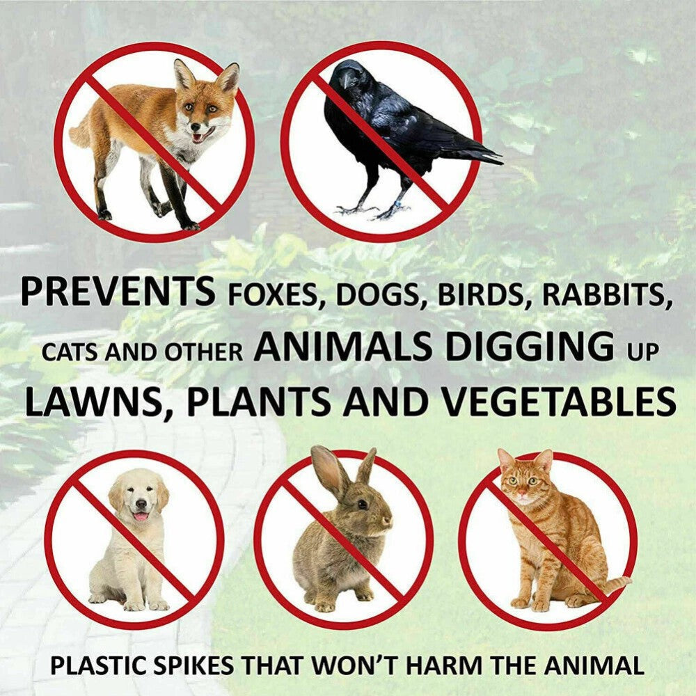 6-Pack Cat & Dog Deterrent Spike Mats for Garden - product image 10