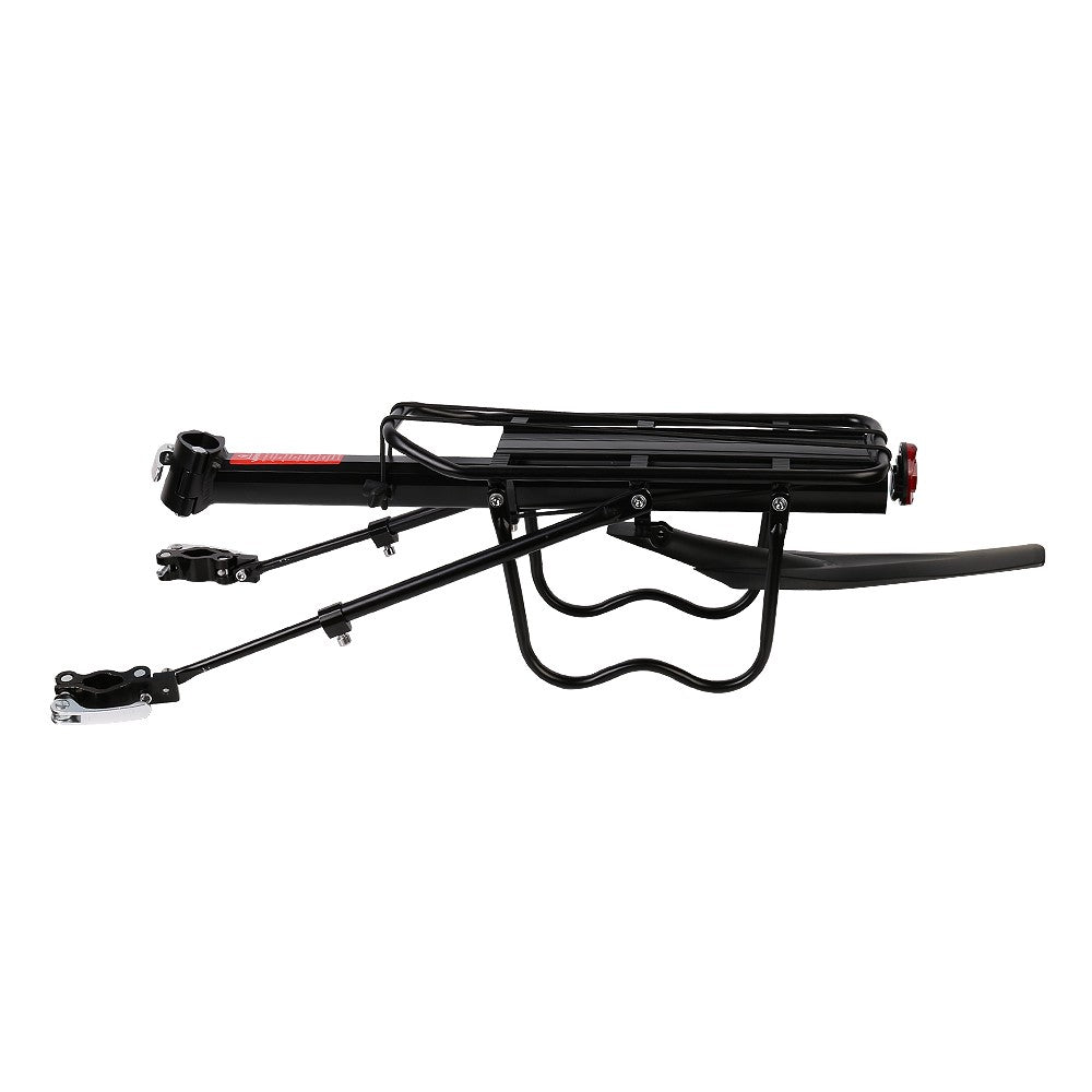 Aluminum Alloy Bicycle Rear Pannier Rack Mountain Bike Rear Carrier with Adjustable Fender