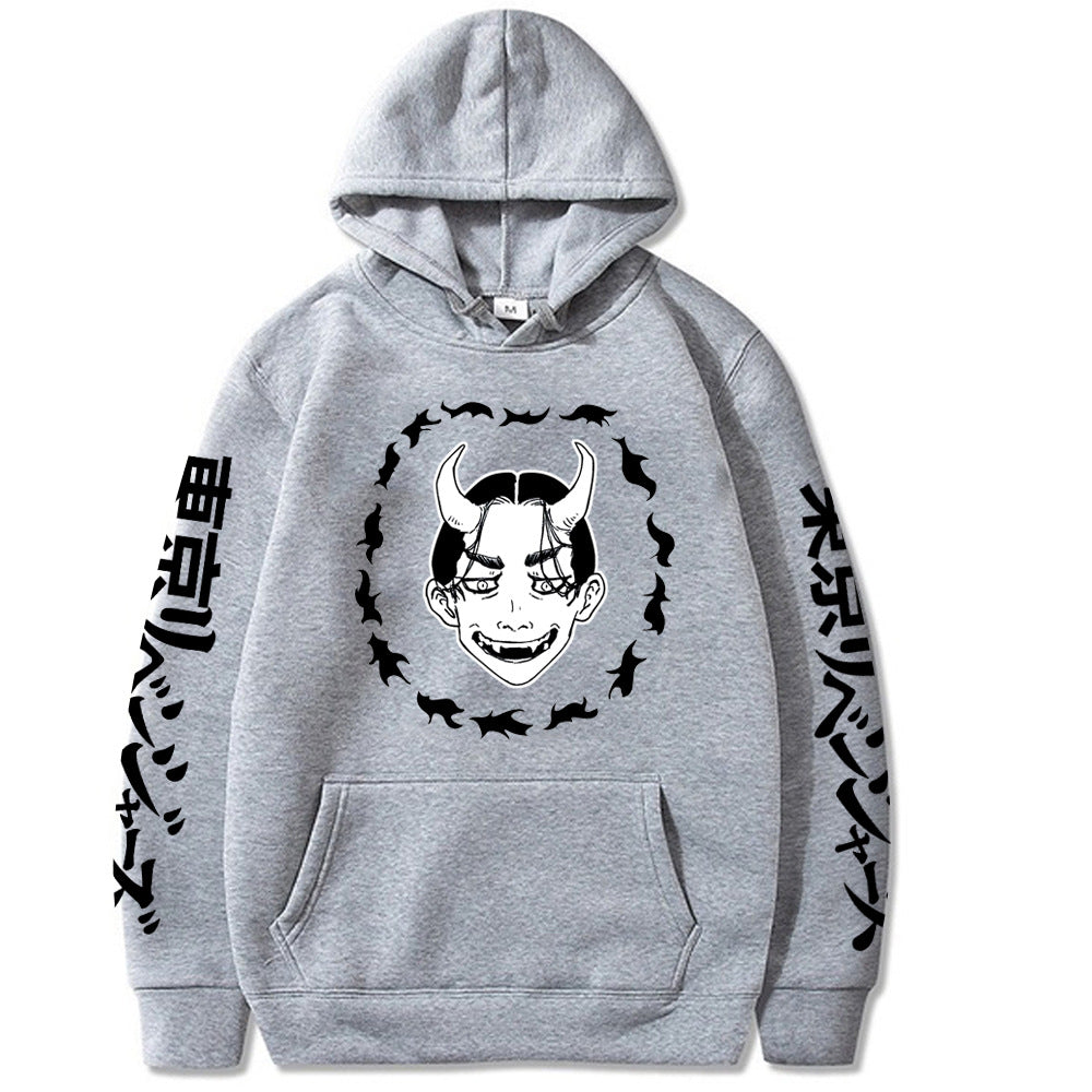 Tokyo Revengers printed hoodie men's sweatshirt Halloween